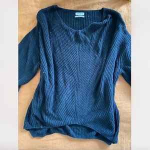 Oversized Black Knit Sweater